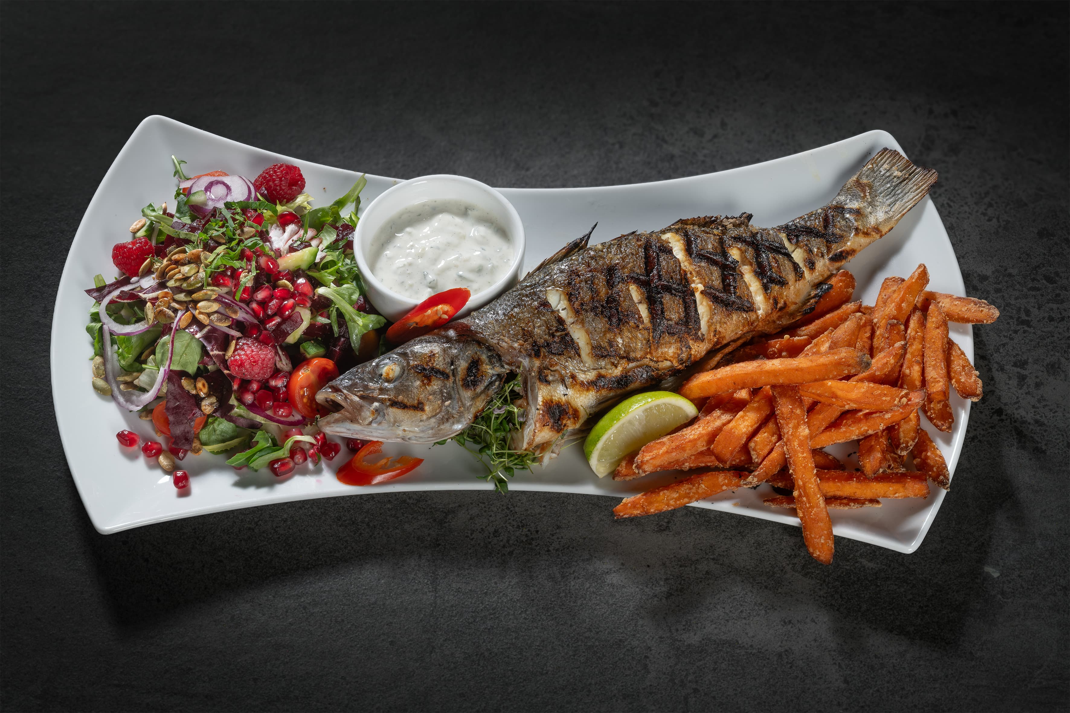 Grillet fisk